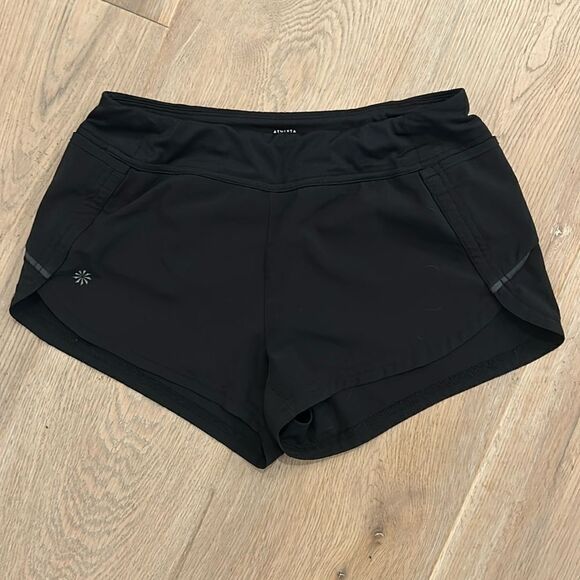 Athleta Girl Black Shorts Large (L/12) - Picture 1 of 3